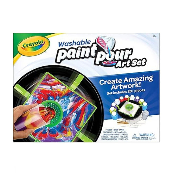 20-Piece Crayola Paint Pour Set
