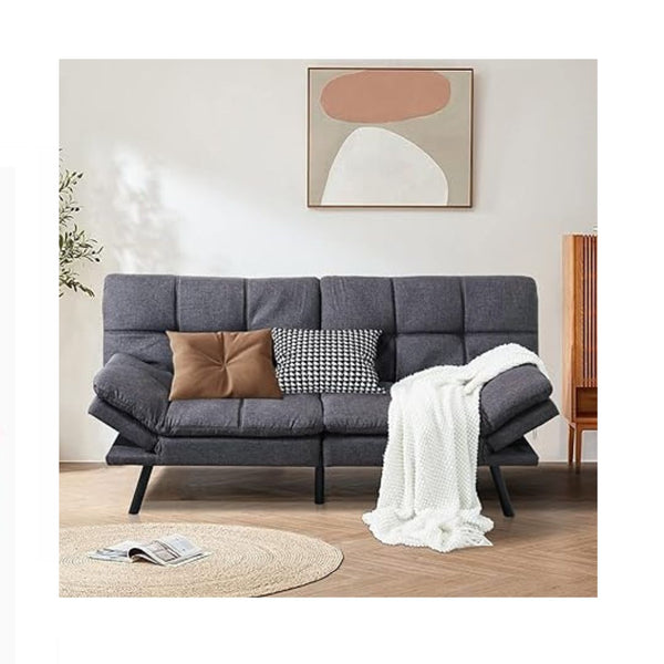 Convertible Sofa Bed with Metal Legs