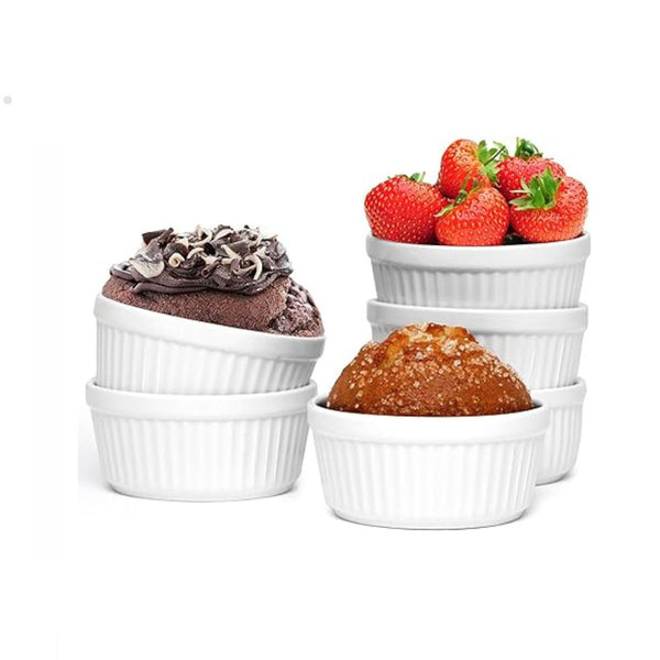 6-Pack Nuwave 6oz Ceramic Ramekins