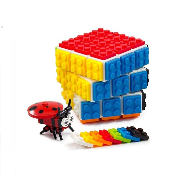 Brick Cube with Building Blocks