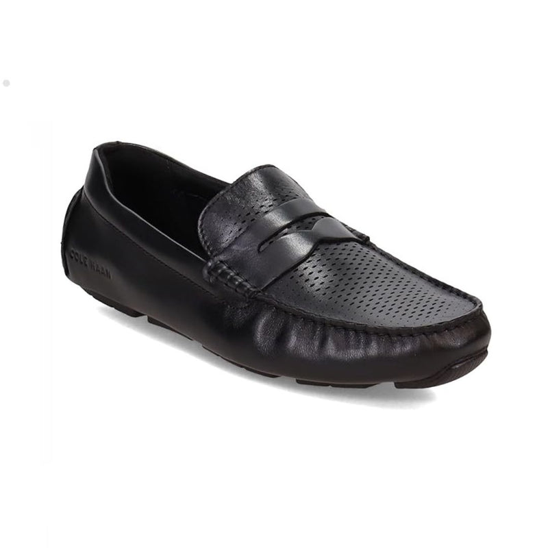 Cole Haan Men's Black Penny Driver Loafers