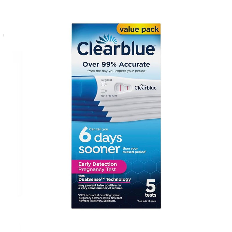 5-Pack Clearblue Early Detection Pregnancy Test