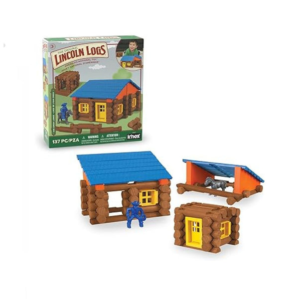 137-Piece Lincoln Logs Oak Creek Lodge