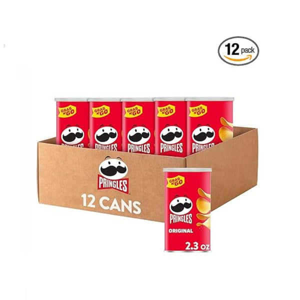 12-Cans of Pringles Potato Crisps Chips