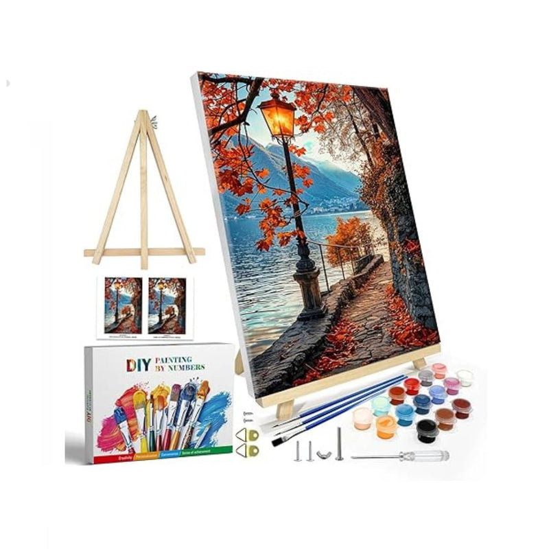 Paint by Numbers Kit With Easel