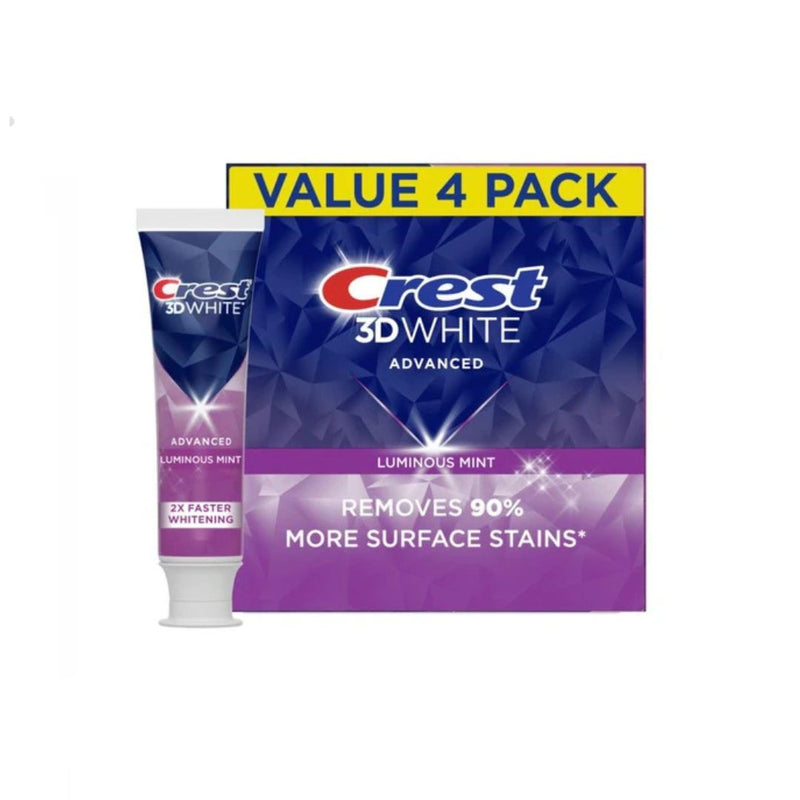 4 Crest 3D White Advanced Toothpaste