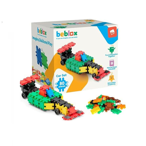 80-Piece Building Blocks Car Set