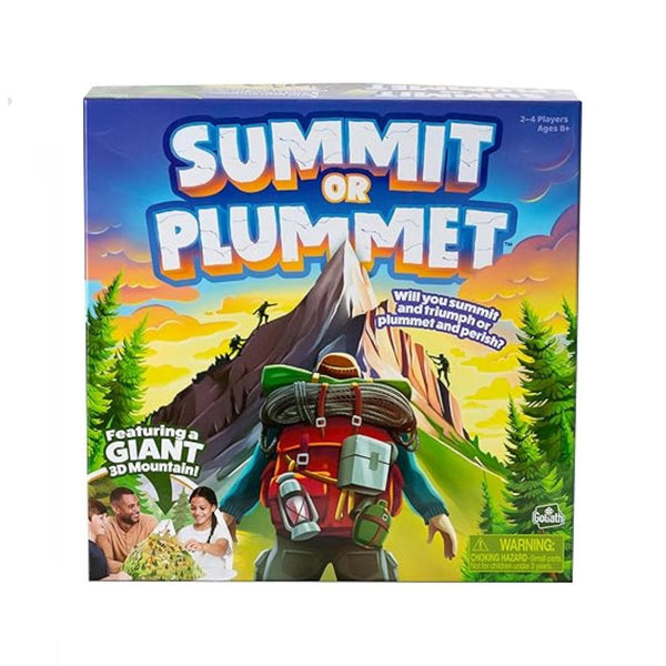 Goliath Summit or Plummet Game Includes A Giant 13-Inch Tall 3D Mountain