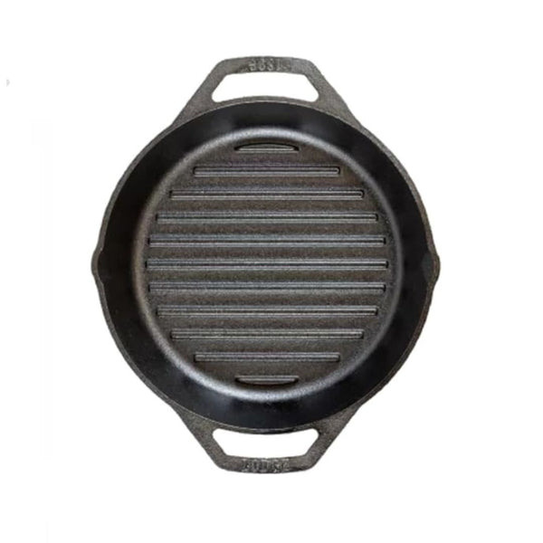 12-Inch Lodge Cast Iron Dual Handle Grill Pan
