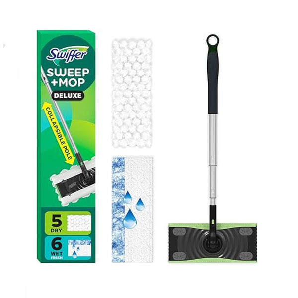 Swiffer Sweep & Mop Deluxe 2-in-1 Floor Mopping and Sweeping Kit