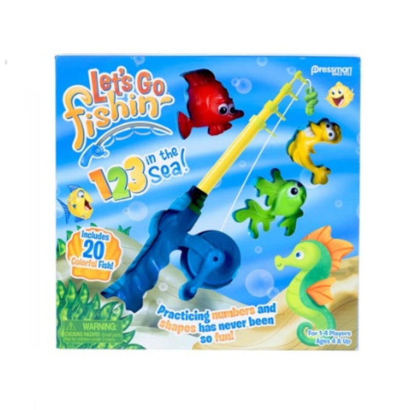 Let’s Go Fishin’ 123 in The Sea! – Practice Counting, Shapes, and Colors Game