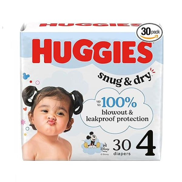 30-Count Huggies Size 4 Snug & Dry Diapers