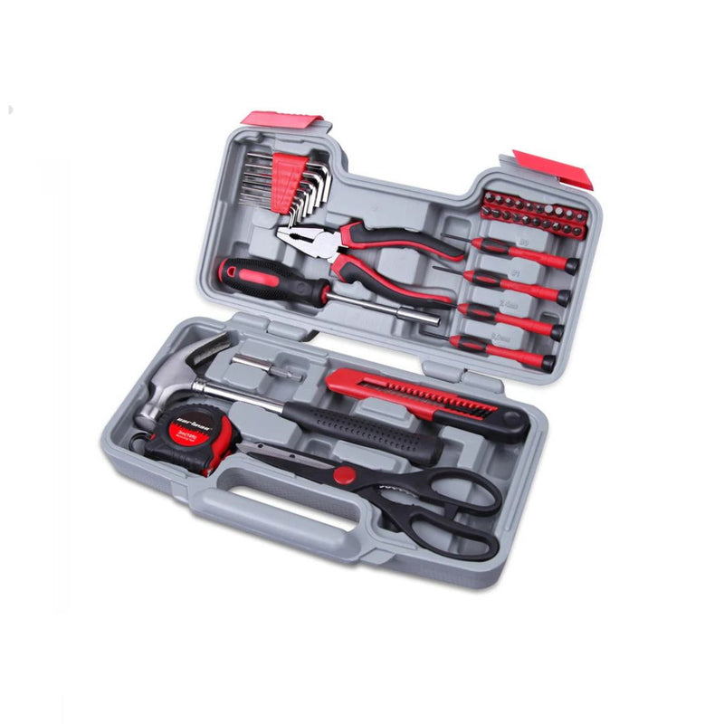 39-Piece Tool Set with Plastic Toolbox