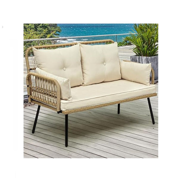 Patio Furniture Wicker Outdoor Loveseat