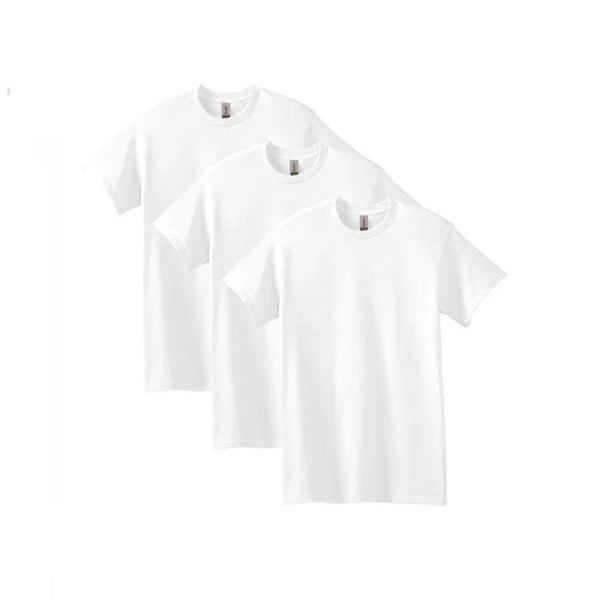 3 Gildan Adult Heavy Cotton T-Shirts (7 Colors)