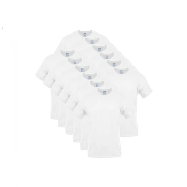 12 Gildan Platinum Men's Crew T-Shirts