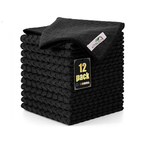 12-Pack Microfiber Cleaning Cloth