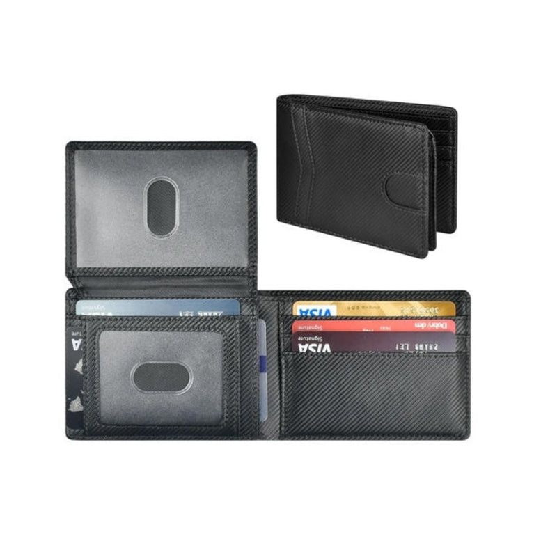 RFID Leather Bifold Wallet