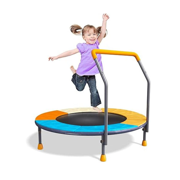 3FT Toddler Trampoline with Adjustable Handlebar