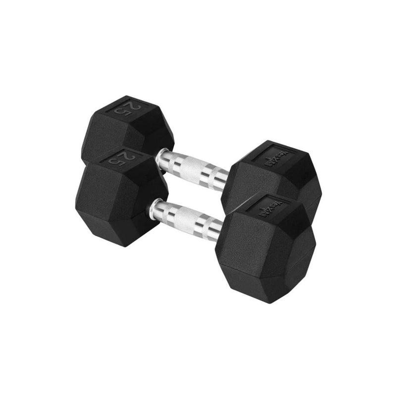 25 lbs Yes4All Hex Dumbbell Pair