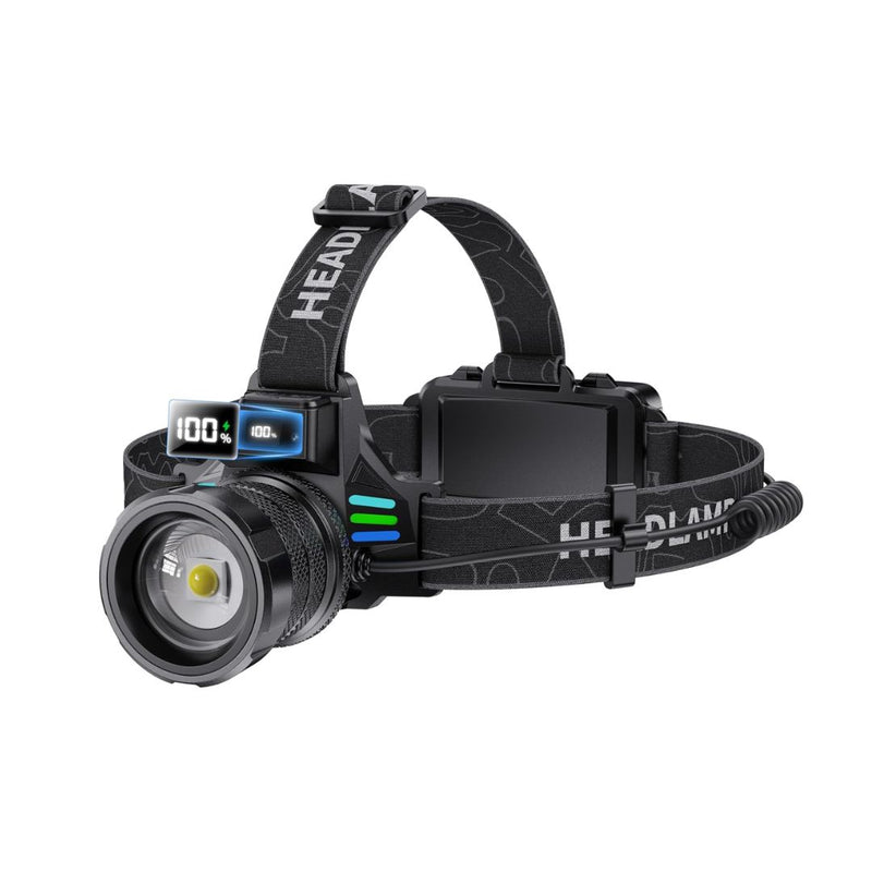 2980 Lumens Rechargeable LED Headlamp with Sensor