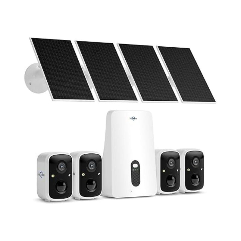 4 Camera Solar Security System