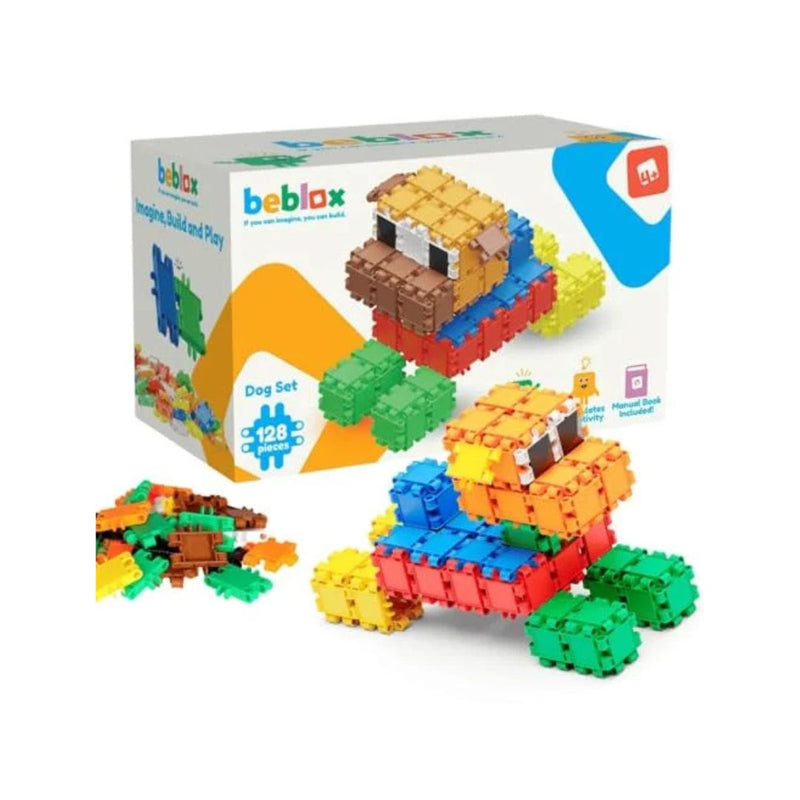 128-Piece Beblox Building Blocks - Dog Set
