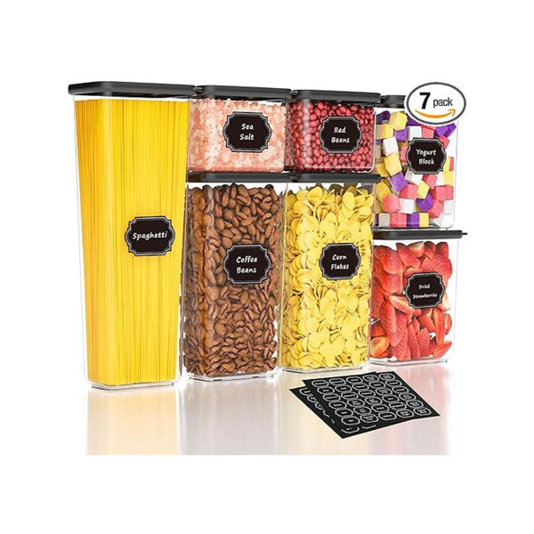 7-Pack Airtight Food Storage Containers with Lids