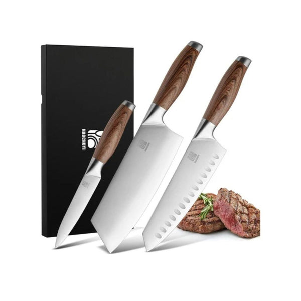 3-Piece Professional Chef Knife Set