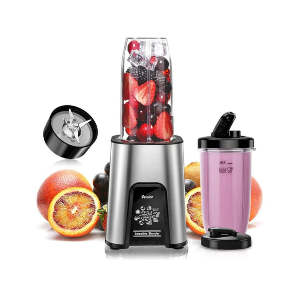 900W Smoothie Blender with 2 BPA-Free Cups