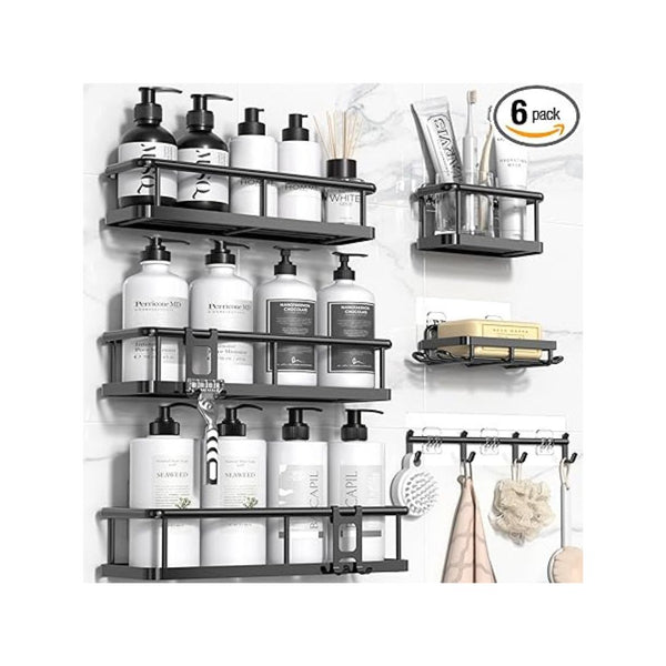 6-Pack Shower Caddy Organizers