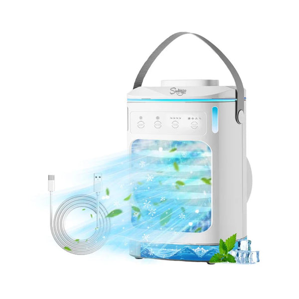 Portable Air Conditioner with 3 Speeds & Timer