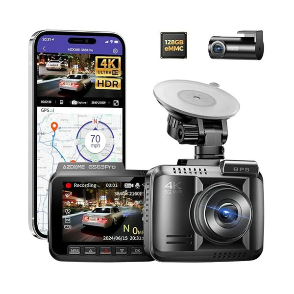 AZDOME 4K HDR Dash Cam