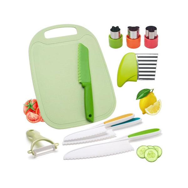 10-Piece Kids Kitchen Knife Set