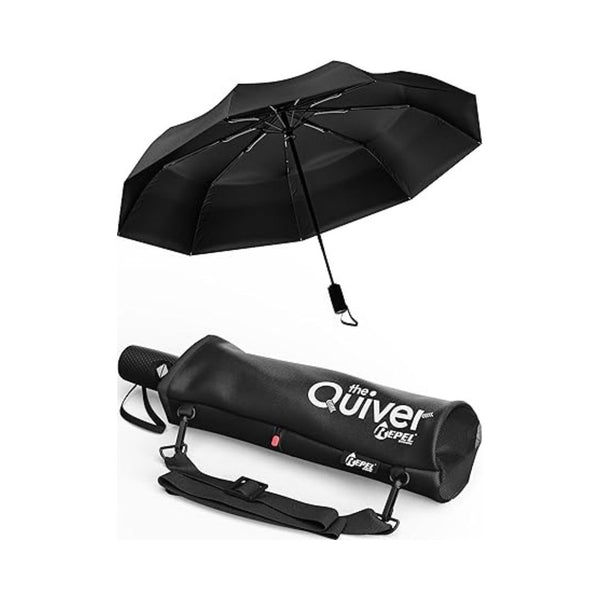 Windproof Travel Umbrella with Auto Open/Close