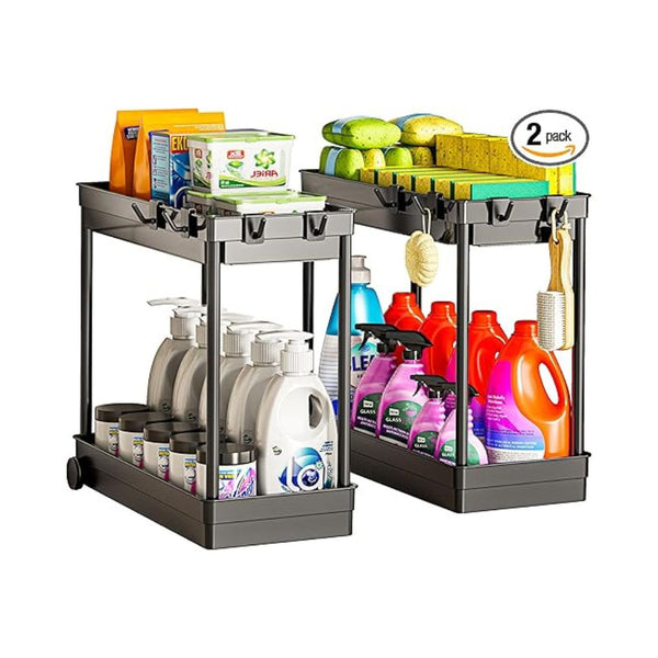 2-Pack Under Sink Organizer