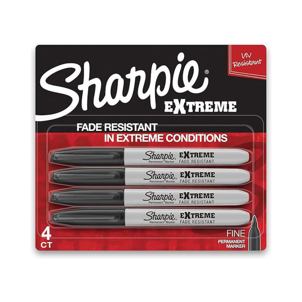 4-Pack Sharpie Extreme Fine Tip Permanent Markers