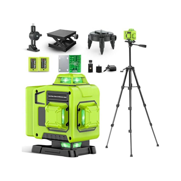 4D 360 Self Leveling Laser Level with Tripod