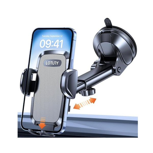 Rotatable Car Phone Holder with Windshield Universal Cradle