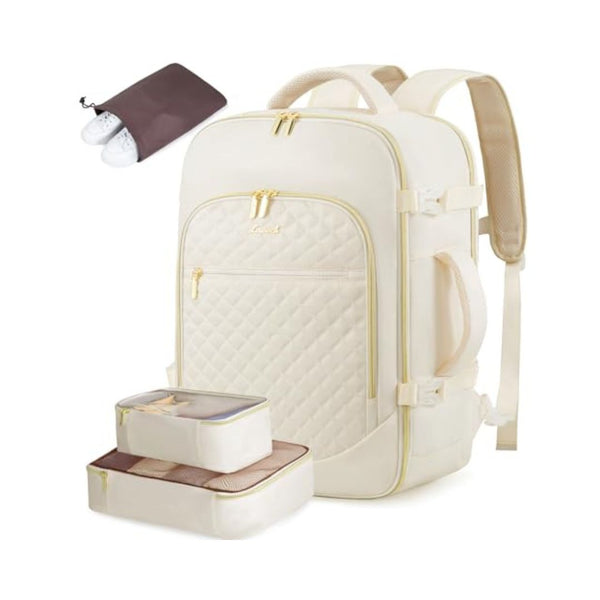 40L Travel Laptop Backpack Carry On with Packing Cubes