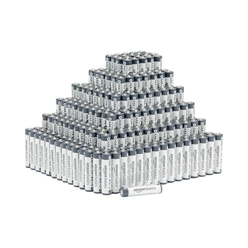 300-Pack Amazon Basics AAA Alkaline Industrial Batteries
