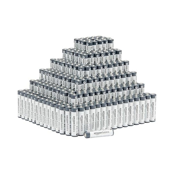 300-Pack Amazon Basics AAA Alkaline Industrial Batteries