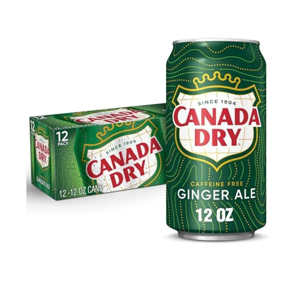 12-Pack Canada Dry Ginger Ale Soda