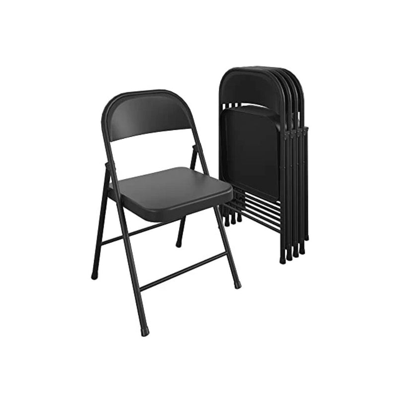 4 Pack Cosco SmartFold All-Steel Folding Chairs