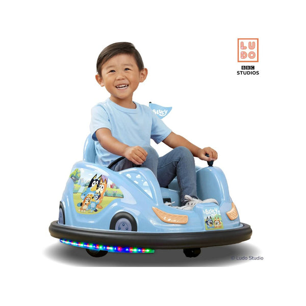 Flybar 6V Bluey Bumper Car Ride on Toy