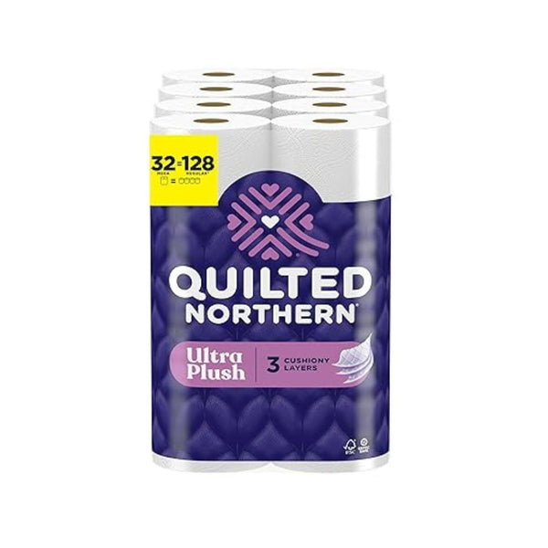 32 Mega Rolls Of Quilted Northern Ultra Plush