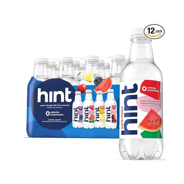 12 Bottles Of Hint Fruit-Infused Bottled Water