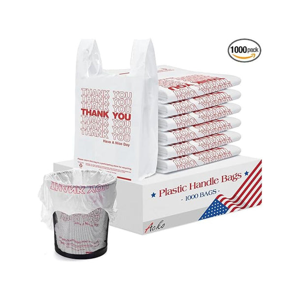 1000-Count 4 Gallon Small Trash Plastic Bags