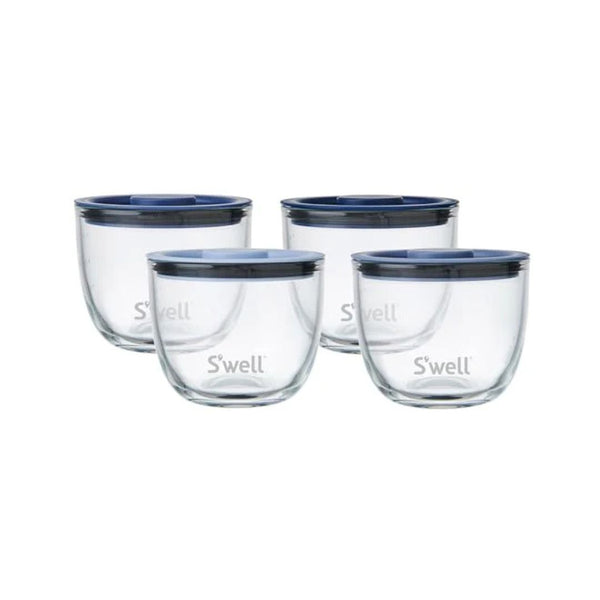 4 Pack S'well 12oz Glass Prep Bowls Set