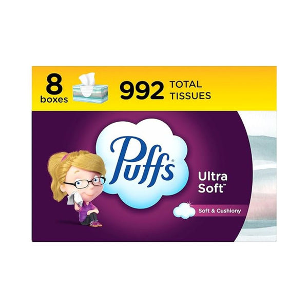 24-Box Puffs Ultra Soft Non-Lotion Facial Tissue + $10 Amazon Credit